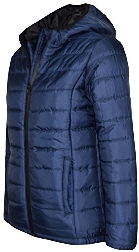 A2Z 4 Kids Jungs Jacke Ultra Leicht Wasserdicht Mit Kapuze Satz Im Freien - Boys Jacket 425 Navy 13