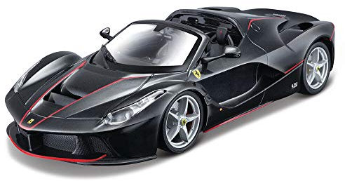 Maisto FERRARI LA FERRARI APERTA Build-It-Yourself Die-Cast Model Car Kit - 1:24 Scale, Black
