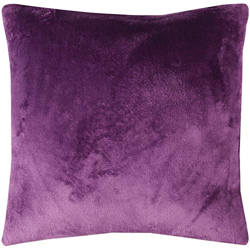 Bestlivings Kissenbezug Celina Cashmere Touch weich - 50x50 cm Violett | Flauschige Kissenhülle aus 100% Polyester, für Dekokissen und Sofakissen, mit Reißverschluss, 30 °C waschbar, ohne Füllung