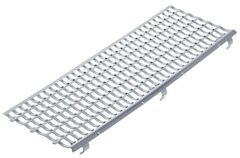 INEFA 100cm Bac à Feuilles Grille Ø100-160mm Gris Protection Gouttières