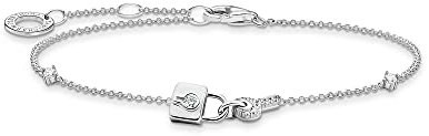 Thomas Sabo Women Bracelet Lock 925 Sterling Silver A2040-051-14-L19V