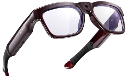 OHO WiFi Smart Glasses with 1080P Camera, Real-Time Live Streaming, UV Protection, Sweat-Resistant, Unisex for Daily & Outdoor Use