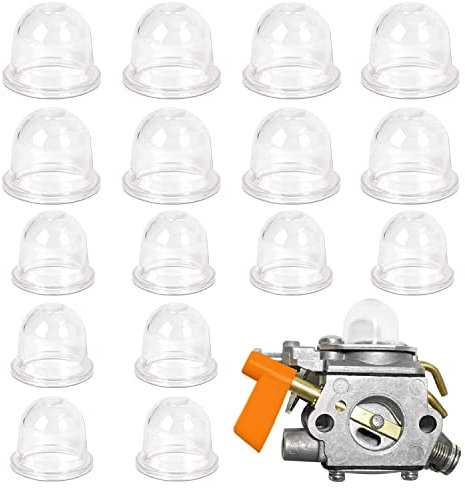 16 Pcs Universal Petrol Fuel Primer Bulb, Carburetor Primer Bulb Pump, Carburetor Oil Cup, Mower Air Purge Primer Bulb Pump, Lawnmower Oil Primer Bulb, Machine Oil Primer Bulb, Primer Bulb, for Blower