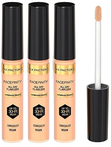 Max Factor Facefinity All Day Correttore Liquido a Lunga Tenuta Finitura Matte Tonalità 10-3 Correttori