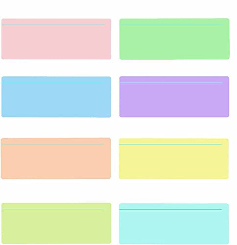 Dyslexie Lot de 8 bandes de lecture guidées pour aider à la lecture de la dyslexie, le syndrome d'irlens et le TDAH et le stress visuel pour enfants, enseignants, débutants en lecture