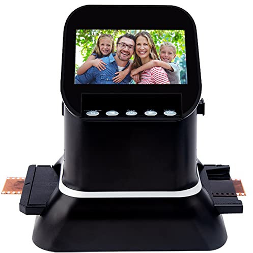 HYQNG Scanner per pellicole e Diapositive da 22 MP, Scanner Digitale Tutto in 1 con Schermo LCD da 4,3 Pollici, Scanner per pellicole 120 ad Alta risoluzione, convertitore di Foto
