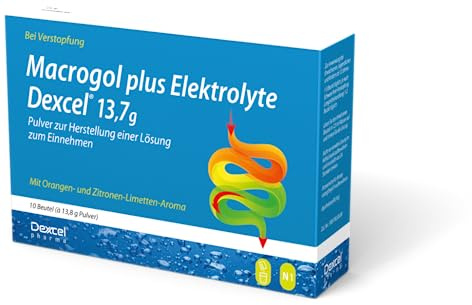MACROGOL plus Elektrolyte Dexcel 13,7 g PLE 10 St