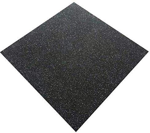 JLL Straight-Cut Garage Floor Mats 1m x 1m, 8mm Thick | Heavy-Duty Rubber, Non-Slip & Waterproof Surface, Easy to Clean