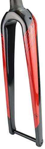 Fahrradgabel Vollcarbon-Starrgabel 700c Rennradgabel 1-1/2 Zoll konisch 26 Zoll 27,5 Zoll 29 Zoll Mountainbike-MTB-Gabel Steckachse 12x100 mm Scheibenbremse Vorderradgabel Fahrrad-Starrgabel (Farbe:
