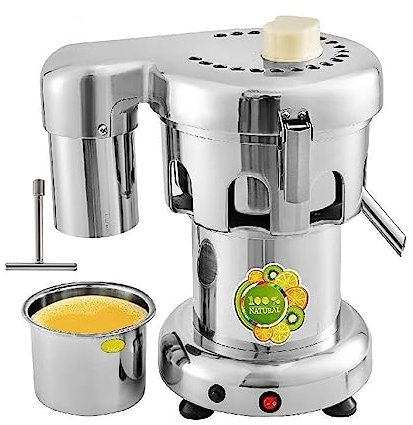 Extracteur de jus électrique, presse à jus frais en acier inoxydable, Mini presse-agrumes domestique 370W pour les débutants en bricolage