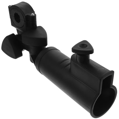WHAMVOX Trolley Umbrella Holder Golf Cart Umbrella Support Drip Tray Easy Install Clip