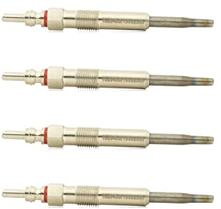 RIDEX 4x Glühkerze 5V SW: 10mm Gewindemaß:M10X1 Glühkerzenausführung:Stabglühkerze für VW Golf V Schrägheck (1K1) POLO (9N) TOURAN (1T1, 1T2) Passat Variant (3C5) Transporter V Bus GOLF PLUS