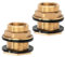 Conector de Tanque de Agua, 2 Piezas Barril de Lluvia de Latón con Rosca Exterior de 1 Pulgadas x Rosca Interior de 3/4 Pulgadas, Unión Accesorio de Tanque para Grifo, Bañera, Piscina