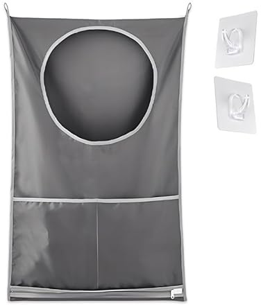 HMCEY Bolsa Ropa Sucia Colgar de Tela Oxford,Cesta Lavanderia Colgante,Bolsa de Colada Puerta,Bolsas Lavanderia Impermeable,Organizador Ropa Sucia Baño,Dirty Laundry Bag Travel para Armarios, Paredes