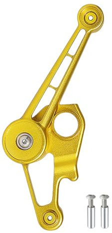 MALSSE Tensor de cadena de 2/3/6 velocidades, aleaciones de aluminio, guía estabilizadora, tensor de bicicleta plegable, fácil de instalar
