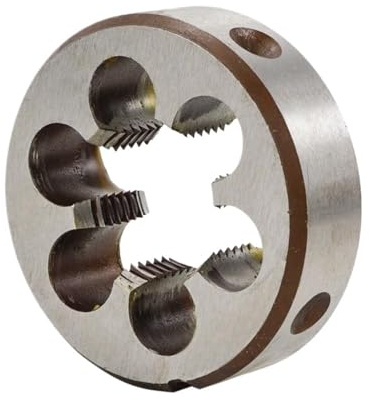 LLMWFA Filiera for rifilettatura tonda M22-M52, filiera metrica for mano sinistra, utensili for macchine e manuali for maschiatura riparazione 1 pezz0(M45x2.0)