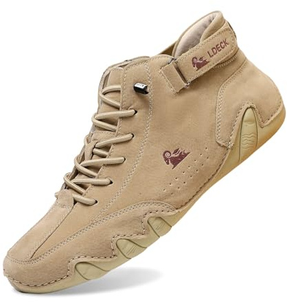 Generisch Zapatillas Descalzas Vogany Zapatos ortopédicos transpirables Zapatos ortopédicos ergonómicos Zapatos descalzos, caqui, 39 EU Ancho