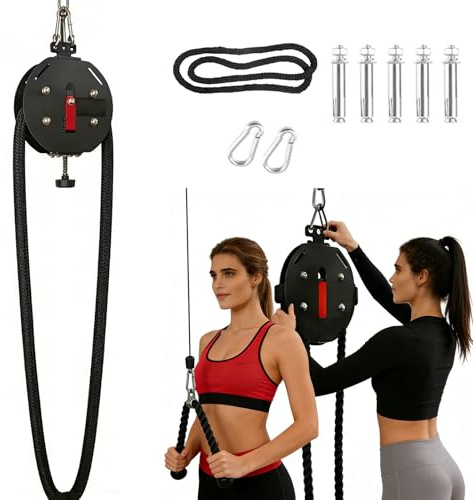 Endless Rope Trainer, Sistema Profesional de Fitness con Cuerda de Tracción con Resistencia Ajustable, Entrenamiento Herramienta para fortalecer brazos, espalda y resistencia muscular general
