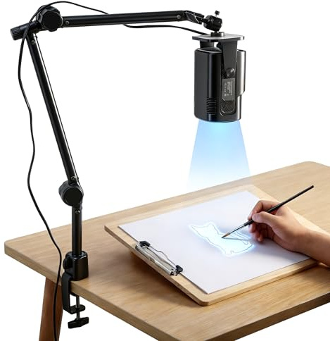 MACTANO Proiettore artistico per tracciare, Proiettore per schizzi Smart Art per disegno e pittura, compatibile per artisti adulti su tela da parete
