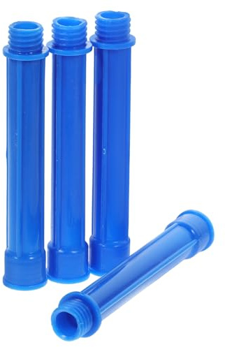 SOESFOUFU 4Pcs Caulking Tip Accessory Tubes Reusable Small Threaded Nozzle Extenders for Silicone Sealant Application in Pneumatic Sheet Metal Glue Gun Tasks