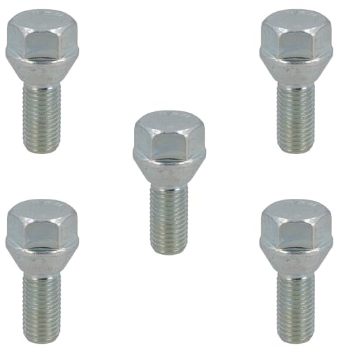 5x M12x1.5 Boulon goujon roue remorque - moyeux non freiné Ifor Wil P6E Knott