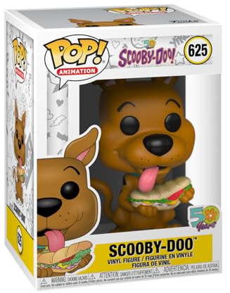 Funko Pop! Animation Scooby DOO med smörgås – vinylsamlarfigur – presentidé – officiella handelsvaror – leksaker för barn och vuxna – TV-fans – modellfigur för samlare och display