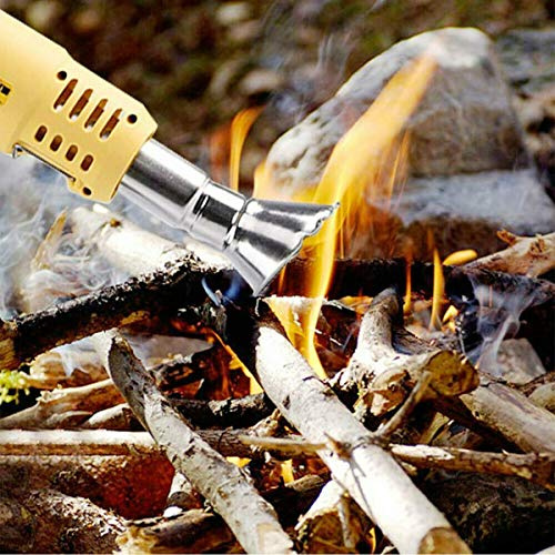 Electric Weed Burner - 3 in 1 Garden Gear Weed Burner - 3M Cable Heat Gun Barbecue Lighter - 5 Types of Nozzle, 80-650℃ Strong Weed Killer Tool - Weeding Stick