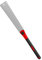 Sierra de mano de doble filo, sierra de tracción japonesa Ryoba de 32 cm, sierra flexible de corte empotrado para corte fino y grueso para carpintería (rojo)