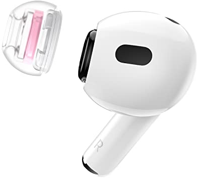SpinFit Superfine für AirPods Pro Gen 1 & Gen 2 – ML (ein Paar) (Ohrstöpsel installiert)