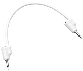 Tiptop Audio Stackcable White 20cm 5 pcs. - Patchkabel