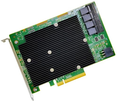 16 Port HBA Card SAS Controller PCI-E 12Gbps Host Bus Adapter 9300-16I IT Mode ZFS FreeNAS unRAID JBOD = 2 * 9300-8I