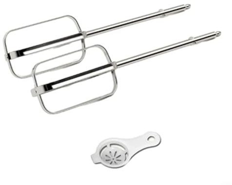 Zoegneer Stainless Steel Whisk Attachment For Kenwood Hand Mixer, Easy To Clean And Dishwasher Safe(Four sticks*2)