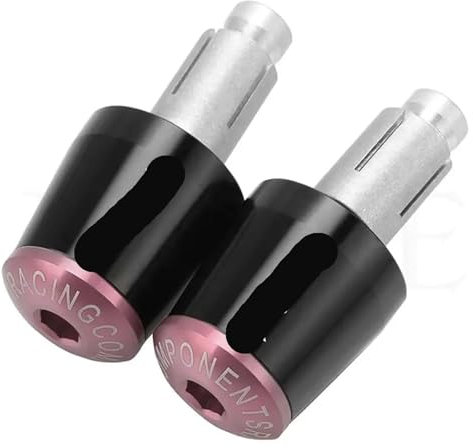 Motorrad-Lenkerstecker Für Varadero XL1000 V 19992013 Motorräder Lenker Griffe Kappe Gewicht TeileAnti Vibration Stecker Enden(Black pink)