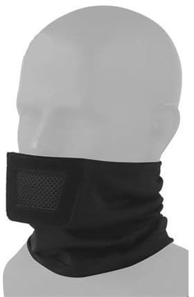 PBTMCD Tactical Half Breathable Mesh Mask For Outdoor Airsoft Cosplay CS Paintball Game, Airsoft Mask, Adjustable Hunting Gear, Tactical Helmet Accessories(BK)