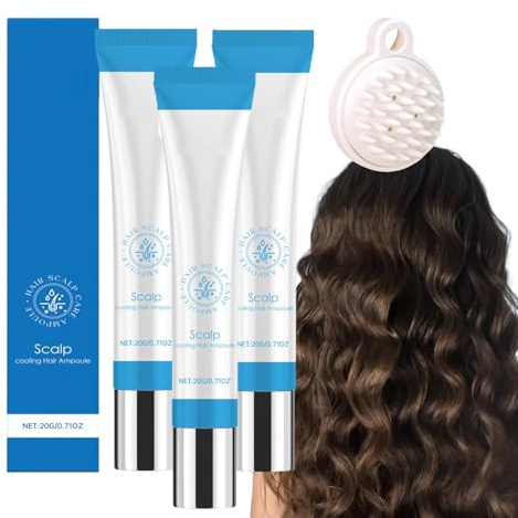 Hair Growth Serum,3Pack Scalphy Scalp Serum Scalp Cooling Hair Ampoule