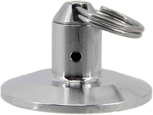 FZCXHONJ Vinification - Brassage Maison - Bouchon à Trois Pinces de 1,5 Pouce avec soupape de surpression en Acier Inoxydable (PRV) - Accessoires pour Le vin de Brassage Maison