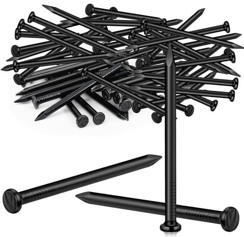 jwtyu 110 Pièces de clou à béton 40 mm Clous Pointe clous en acier clous, vis et fixations petit clou pour usage intérieur et extérieur