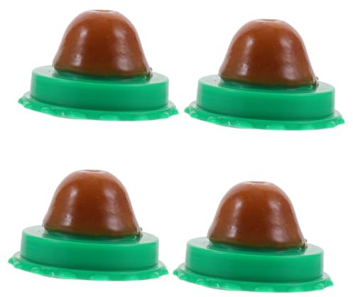 Gatuida Creativas de Hierba para Gatos 4 Pcs Snacks Naturales y Comestibles Interactivas Seguro Mejoran la Digestión Movimiento