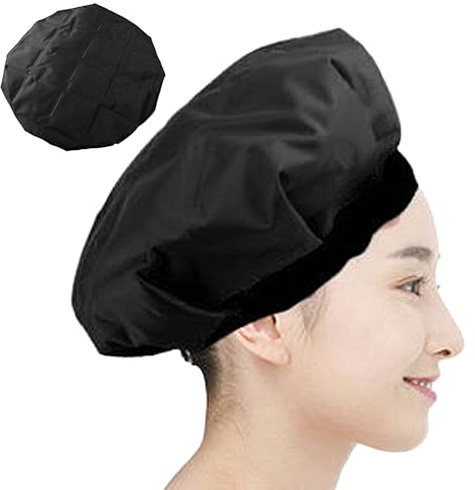 Nuyhadds Wärmehut für Tiefenpflege, Haardampfer-Wärmehut | Thermohut für Hair Spa | Mikrowellengeeigneter Thermo-Gel-Hut, Haardampfer-Hut für dampfendes Haarstyling