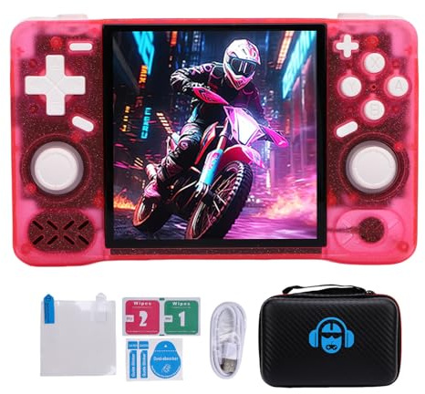 Oreilet Console di Gioco XF40H Aggiornata Al 2026, Console di Gioco retrò da 1,5 GHz con Schermo da 4 Pollici e più Emulatori, Videogioco Tascabile per Viaggi a Casa (128GB)