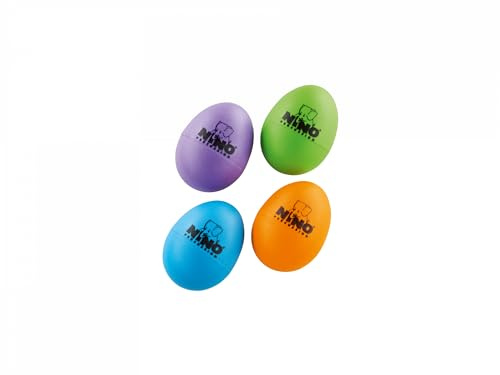 NINO Percussion Surtido de agitador de huevos Nino 4 piezas