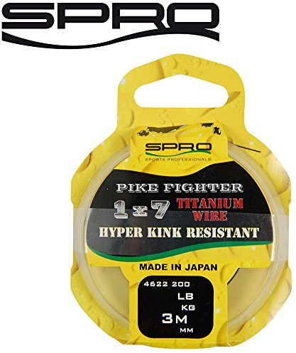 Spro Pike Fighter Titanium Wire 3m - Titanvorfach