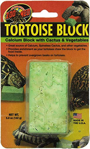 Zoo Med Banquet Tortoise Block Food and Calcium Supplement 5 ounces - 3 Pack
