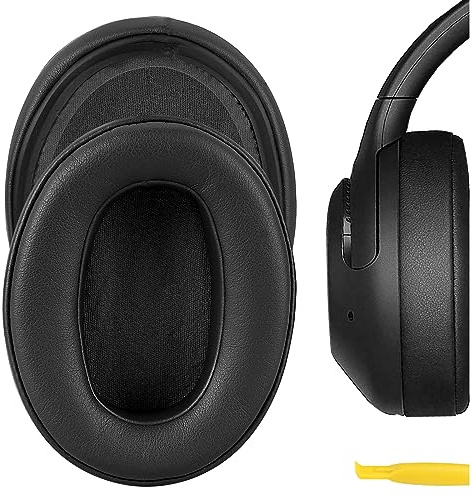 Geekria Replacement Ear Pads for Sony WH-XB900N/ WH-CH710N/ WH-CH720N/ WH-RF400/ MDR-RF895RK Headphones Ear Cushions, Repair Parts (Black)