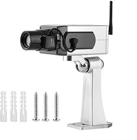 Yanmis Fake Camera Waterproof Dummy Camera Dummy Security Camera, Fake Surveillance Camera Fake Camera, for Indoor and Outdoor Shopping Mall