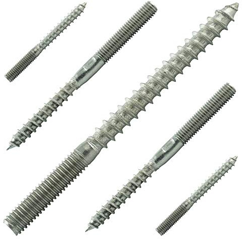 M6 x 100 mm (30 Stück) Stockschrauben mit Doppelgewinde - Schraubstifte - Edelstahl VA A2 V2A - rostfrei | AGBERG