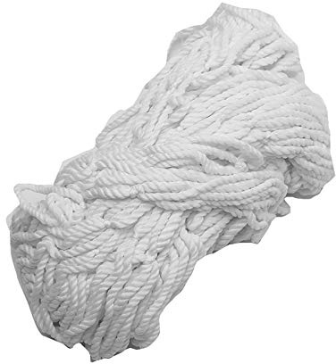 Wetterfeste Fußball Tornetz, Weiße Tor Net Ersatz, Tragbar Fußball Torpfosten Ersatznetz für Fußball Liebhaber Sportspiel Wettkampf Trainingsgeräte(12X6FT)