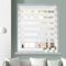Grandekor Tende a Rullo per Interni Doppio Strato 50l x 230A cm (Tessuto 46 cm) Bianco Tenda a Rullo Facile Installazione- Ideale per Soggiorno Ufficio Trasparente & Oscurate