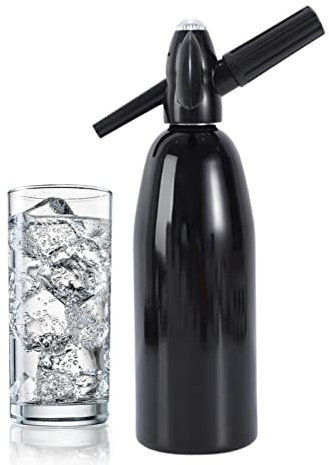 Stronrive Agua Soda - Botella sifón Soda - Máquina Agua Seltzer - Máquinas Soda para el hogar Cocina Bar Fiesta, para Hacer Bebidas carbonatadas