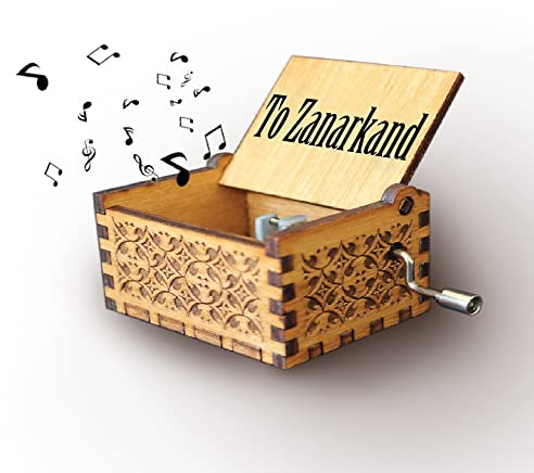 Melodiebox Holzspieluhr mit Handkurbel Final Fantasy X Spieluhr Musicbox Hand gekurbelt